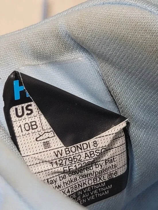 Hoka Bondi 8 Women's Running Shoes Blue 10 B EUC - Picture 8 of 9